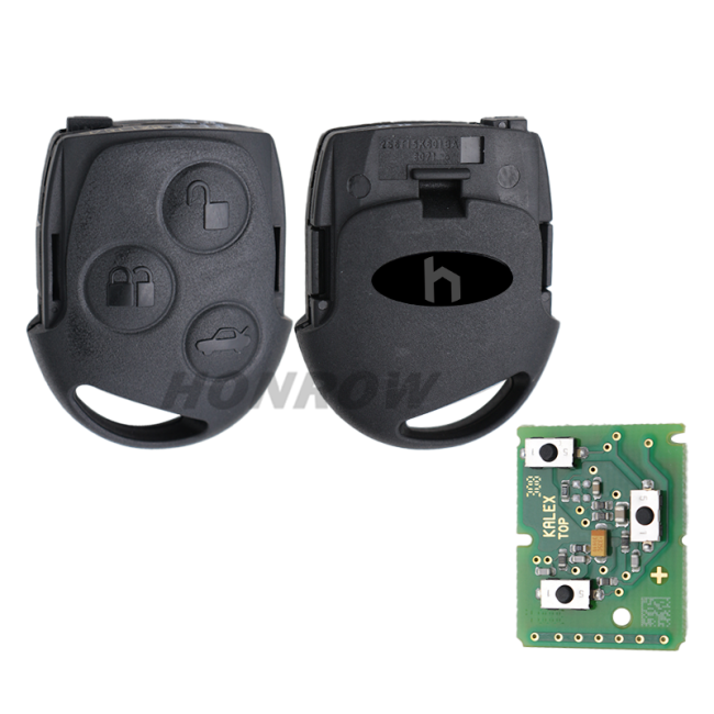 For Original Ford 3 button remote key with 434mhz  4D63 Chip FCCID:KR55WK47899