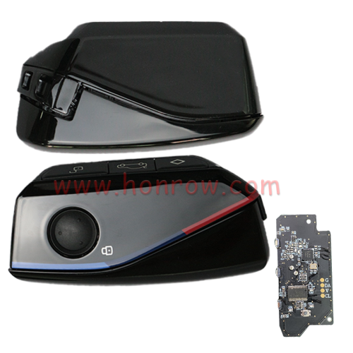 For BMW FEM BDC CAS4 CAS4+ 4 button Smart Remote Key with 433MHz HTTAG-PRO(ID49) PCF7953P chip black color