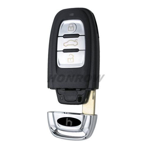 For Audi 3 button KYDZ keyless  remote key with 433Mhz ID48 chip Suit for VW:202AJ/752AB/752E/752BC/ Audi:Q3L/Q2L/A1/A3