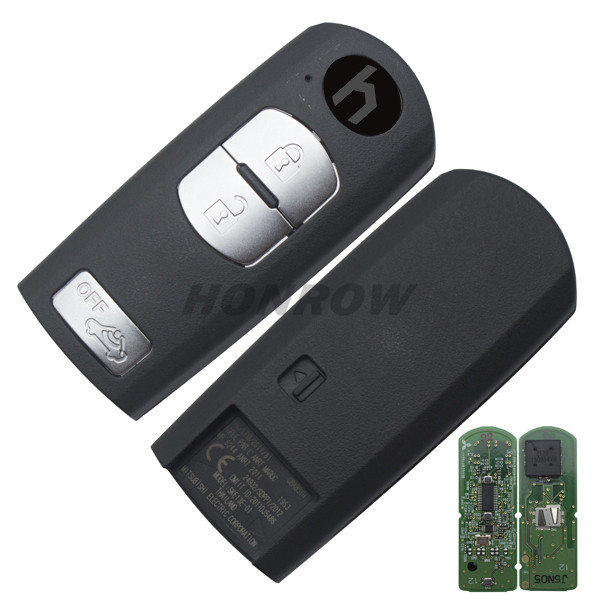 For Original Maz Smart Key 2+1 Button Keyless 433mhz Model SKE13E-01  CMIIT ID:2011DJ5486