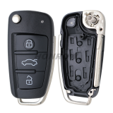 VVDI For Audi A6,A6L,Q7 3 buttton remote key with 8E chip 433/315MHZ  4F0837220M / 4F0837220T Non handsfree system 2004-2011