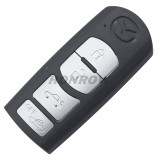 For Mazda 4 button remote key with 433Mhz PCF7953P(HITAG Pro) Chip CMIIT ID:2011DJ5486   Model: SKE13E-01