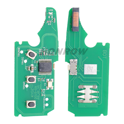 For Au A3 3+1 button remote key with 434mhz use in model 4E0837220, 4E0837220C, 4E0837220H