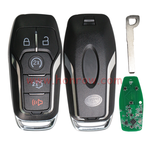 For Ford 4+1button Keyless-Go Remote Key with FSK 902MHz  / NCF2951F / HITAG PRO / 49 CHIP / FCC ID: M3N-A2C31243300 / IC: 7812A-A2C31243300 / HU101