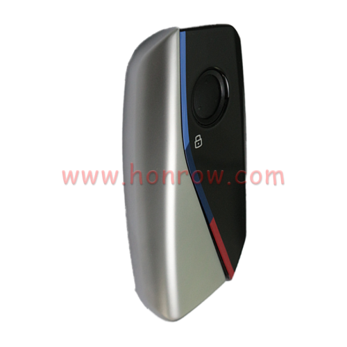 For BMW FEM BDC CAS4 CAS4+ 4 button Smart Remote Key with 433MHz HTTAG-PRO(ID49) PCF7953P chip Sliver Color