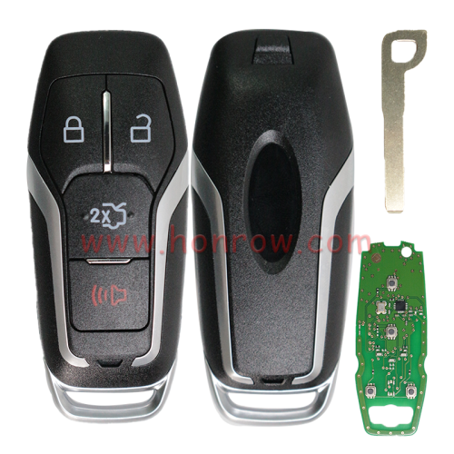 For Ford 4 button keyless go smart key with 315MHz FSK NCF2951F / HITAG PRO / 49 CHIP FCC ID: M3N-A2C31243800 P/N: 5926060 164-R8109