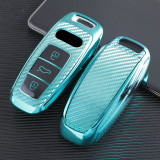 TPU Car Key Cover For Audi A8 A6  A6L  A8L  A7  A8 Key Protect Case