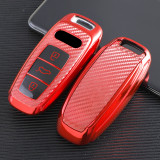 TPU Car Key Cover For Audi A8 A6  A6L  A8L  A7  A8 Key Protect Case