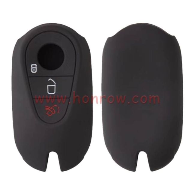 For Benz 3 button silicon case (black,blue ,red. Please choose the color)