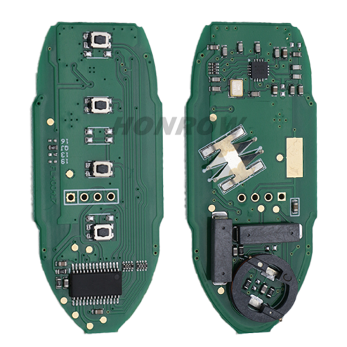 For Nissan 4 button remote key 433.92mhz, chip: 7945M(4A) for 2016 Nissan Rogue FCCID:kr5s180144106