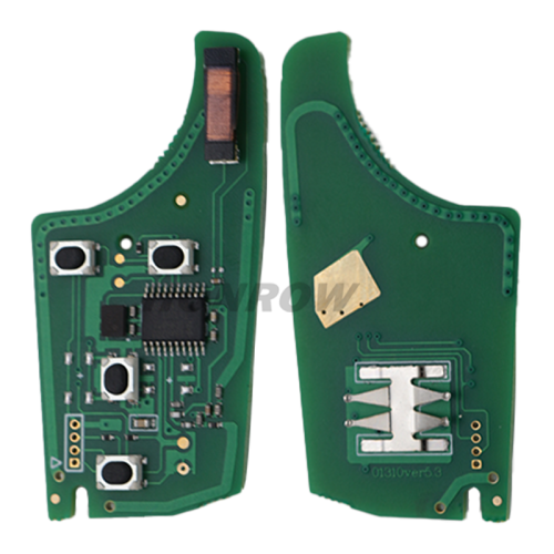 For Chevrolet 2 Button remote key with 315mhz PCF7937E Chip