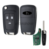 For Chevrolet 3 Button remote key with 315mhz PCF7937E Chip