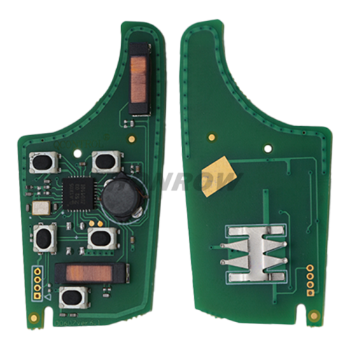 For Chevrolet keyless 4+1 button remote key with 434mhz PCF7952 Chip