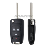 For Chevrolet 4 button remote key with 315mhz PCF7937E Chip