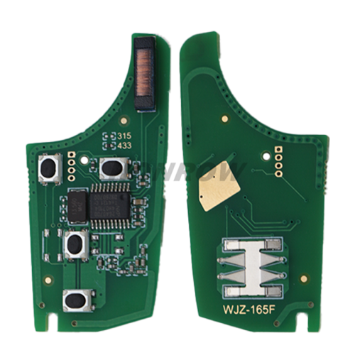 For Chevrolet 4 button remote key with 433mhz PCF7937E Chip