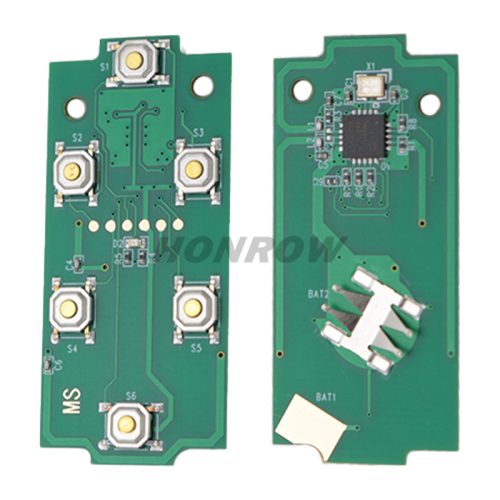 For Chevrolet black 5+1 button remote key with 315mhz FCC ID：M3N32337100