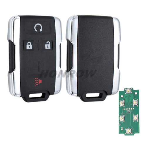 For Chevrolet 3+1 button smart key with 315Mhz FCCID:M3N32337100