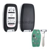 Copy For Chrysler Pacifica 5+1 button Smart Key Proximity Keyless with NCF29AxMTT HITAG AES  4A chip 433mhz FCC ID: M3N-97395900 P/N: 68419652AB