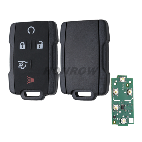 For Chevrolet black 4+1 button remote key with 315mhz FCC ID：M3N32337100