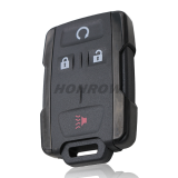 For Chev black 4 button remote key with 433mhz