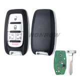 For Chrysler Pacifica 4+1 button Smart Key Proximity Keyless with NCF29AxMTT HITAG AES  4A chip 433mhz FCC ID: M3N-97395900 P/N: 68419652AB
