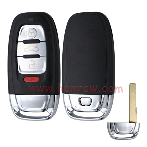 For Au A4L and Q5 3+1 button Remote key Blank