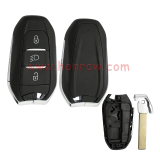 For NEW Peugeot 3 button remote key blank with HU83 blade
