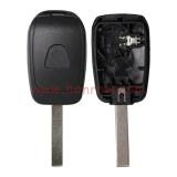 For Renault Sandero Symbol Trafic Dacia Logan 2 button Key shell with blade