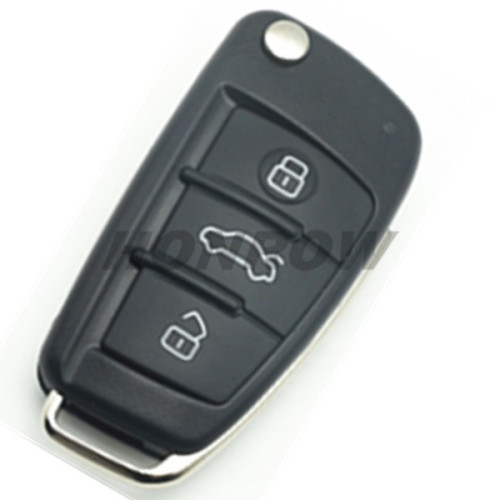 For Audi A3 TT 3 button remote key with ID48 chip 434mhz  8P0837220D