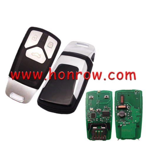 For Au TT 3 button MQB keyless remote key with 434mhz