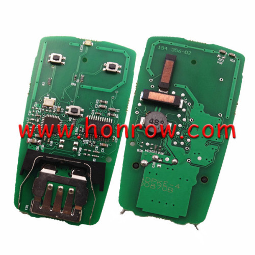 For Au TT 3 button MQB keyless remote key with 434mhz