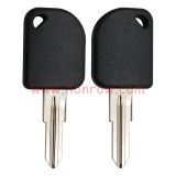 For Daewoo transponder key blank with plug to hold transponder chip