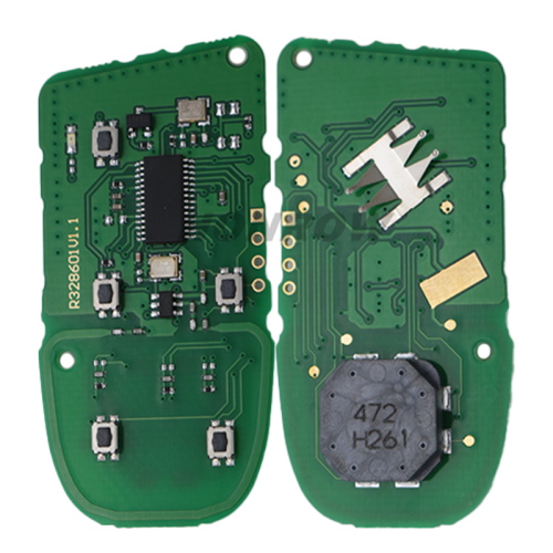 For Fiat 2 button remote key with 433Mhz PCF7953M /PCF7945 4A HITAG AES HITAG AES Chip FCC ID:M3N-40821302