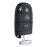 For Fiat 3+1 button remote key with 433Mhz PCF7953M /PCF7945 4A HITAG AES HITAG AES Chip FCC ID:M3N-40821302