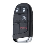 For Fiat 3+1 button remote key with 433Mhz PCF7953M /PCF7945 4A HITAG AES HITAG AES Chip FCC ID:M3N-40821302