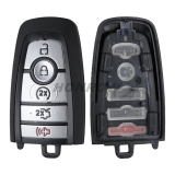 For 2017 Ford 4+1 button smart card with 902Mhz  ID49 HITAG Pro Chip FCC ID: M3N-A2C93142600 IC: 7812A-A2C93142600, H87T-15K601-BB P/N: 164-8149