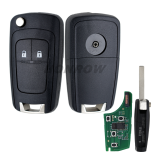 For Opel 2 button remote key with 433mhz ID46 PCF7937E (PCF 7941E) Chip
