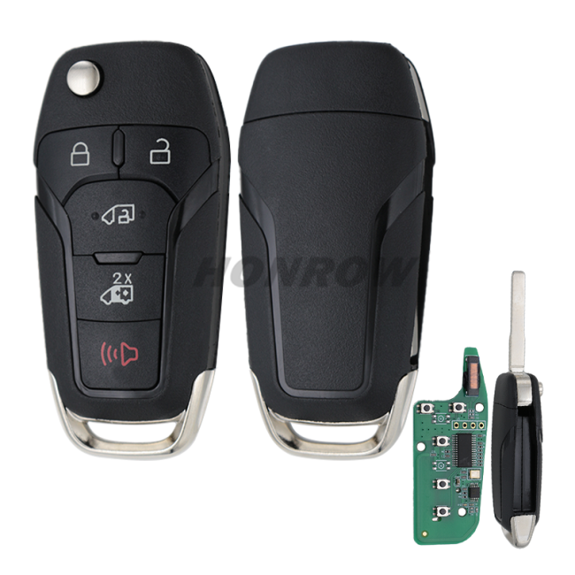 For Ford 5 button smart remote key with ID49 chip 315Mhz FCCID:N5F-A08TAA P/N:164-R8236