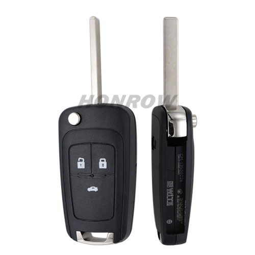 For Opel 3 button remote key with 315mhz PCF7937E(Pcf7941E) Chip