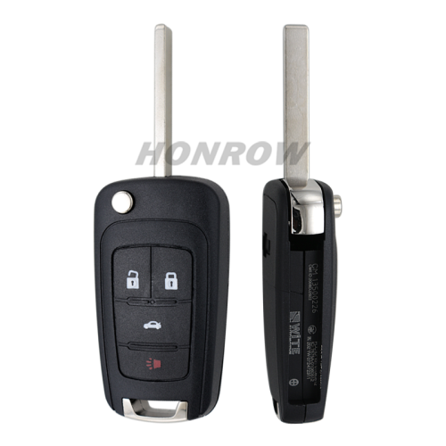 For Opel 3+1 button remote key with 433mhz PCF7937E(Pcf7941E) Chip