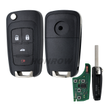 For Opel 3+1 button remote key with 315mhz PCF7937E(Pcf7941E) Chip