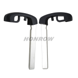 For BMW 5 series 3 button  remote key blank with Key Blade Black color