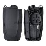 For BMW 5 series 3 button  remote key blank with Key Blade Black color