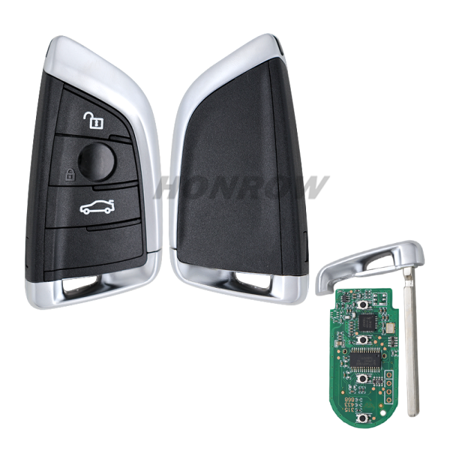 For AfterMarket BMW smart card 3 button remote key With 315MHZ PCF7953P /  Hitag / ID49   FCCID:NBG1DGNG1 IC:2694A-IDGNG1