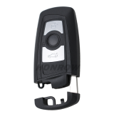 For BMW 5 series 3 button  remote key blank with Key Blade Black color