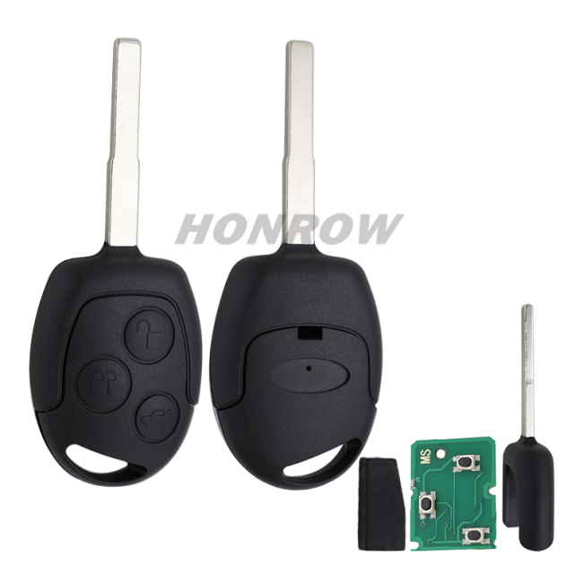 For Ford 3 button Remote key with 4D63 chip and 315MHZ