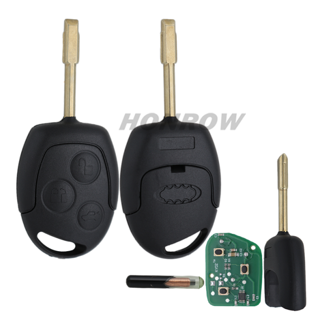 For Ford 3 button Remote key with 4D60 chips and 433mhz