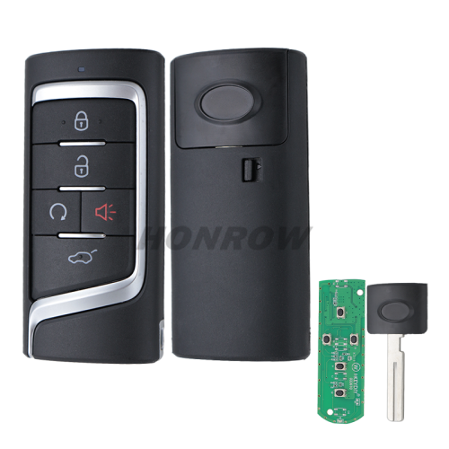 KEYDIY ZB44-5  For Trumpchi style Universal KD Smart Key Remote for KD-X2 KD Car Key Remote Fit More than 2000 Models