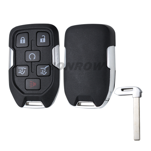 For Chevrolet 5+1 button remote key shell