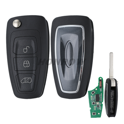 For Aftermarket Ford 3 Button remote key with 433.92Mhz HiTAGPro 49 CHIP BK2T-15K601-AB A2C53435329 Print on: GK2T-15K601-AA A2C94379402 Genuine Part Number: 2013328 - 2149959